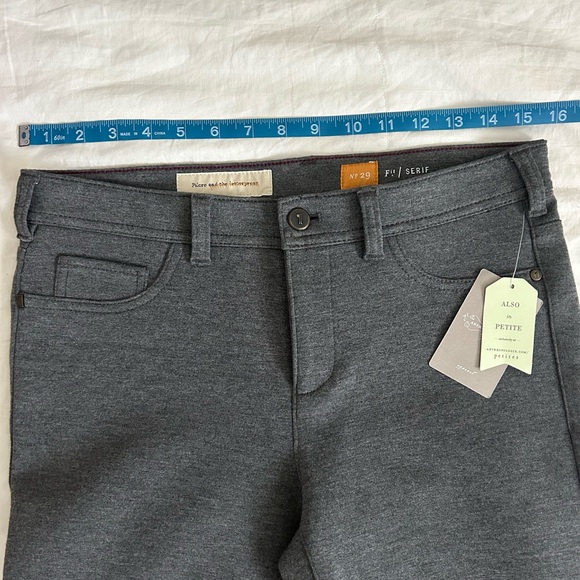 NWT Anthropologie Pilcro And The Letterpress Serif Legging Gray Size 29 - Picture 10 of 13
